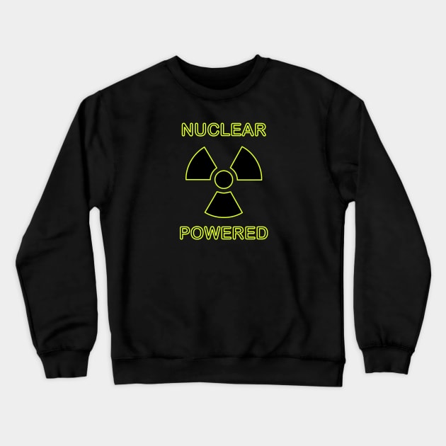 Nuclear Powered Logo Crewneck Sweatshirt by Parsonsarts